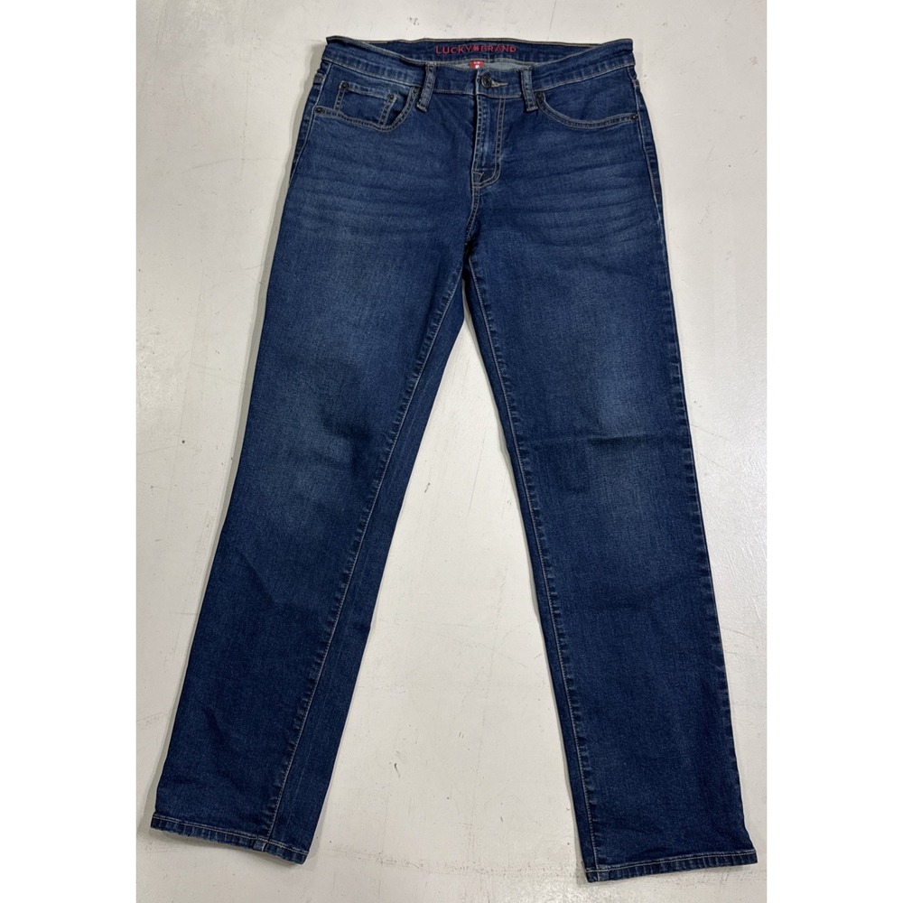 Lucky Brand Jeans Womens 6/28 Blue Straight Mid Rise Stretch